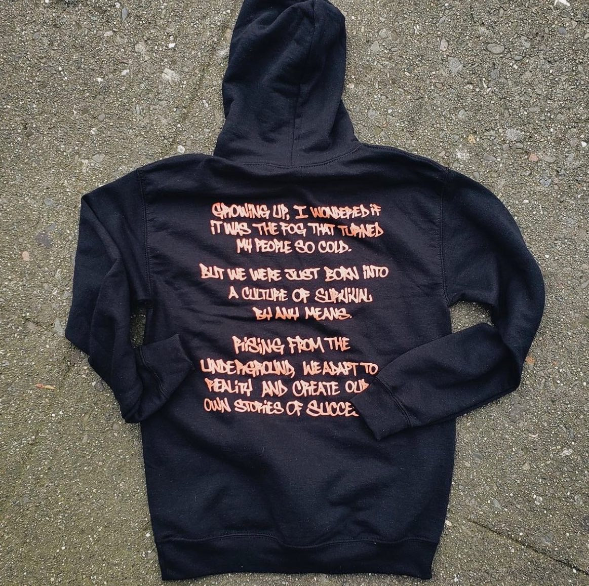 Fog Mode Graffiti Hoodie