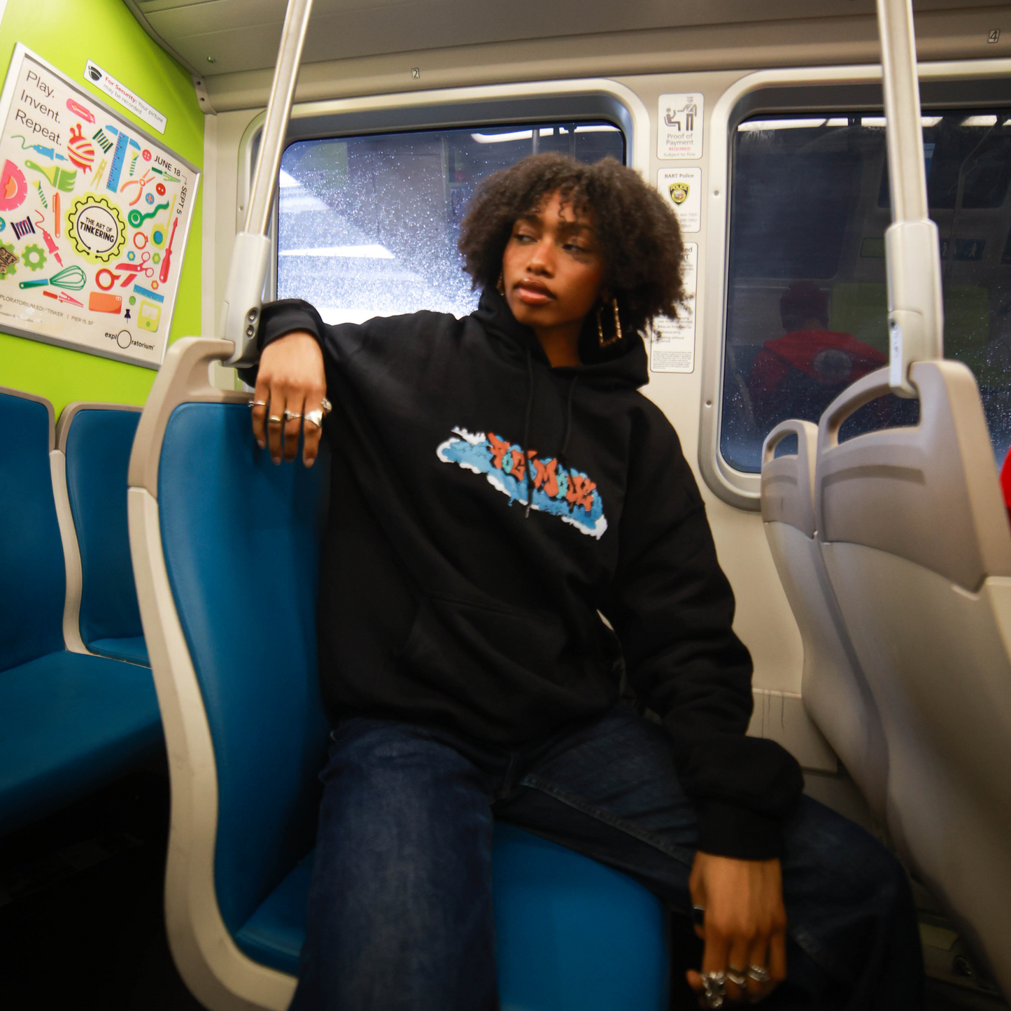 Fog Mode Graffiti Hoodie