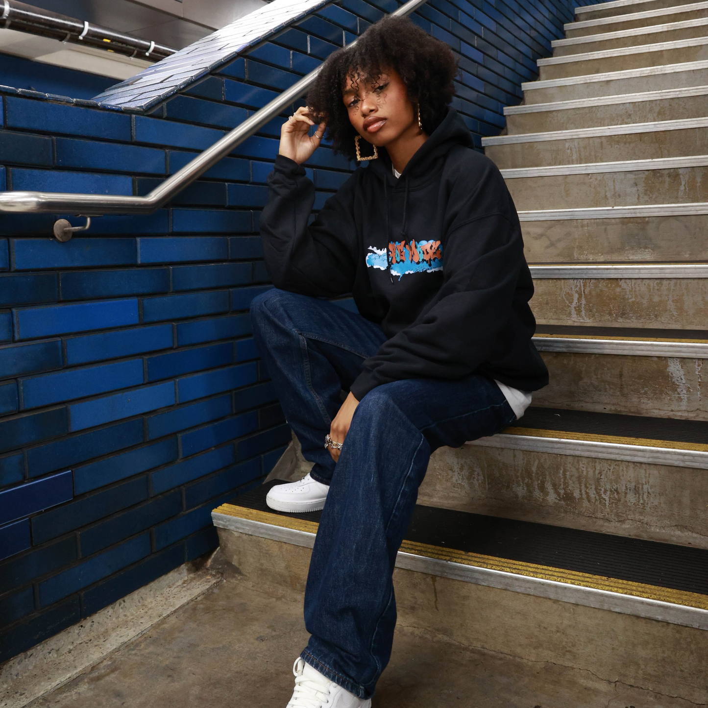 Fog Mode Graffiti Hoodie